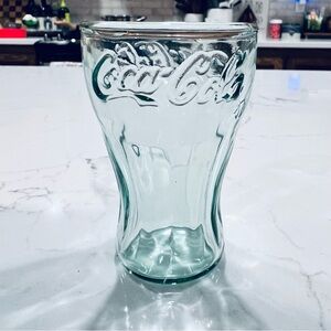 Collectible Miniature Coca Cola Coke Green Glass 3" Shot Glass